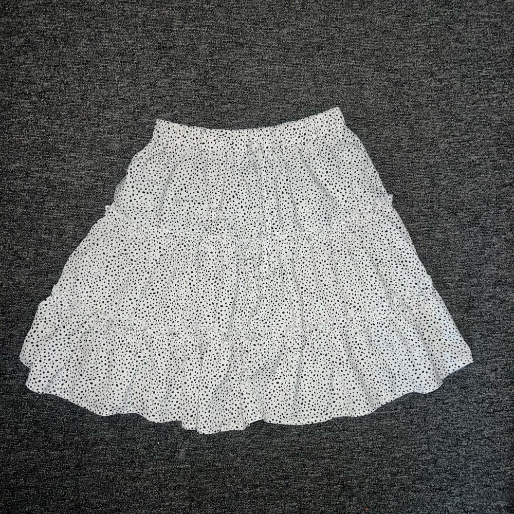 Women’s White Polka Dot Skirt